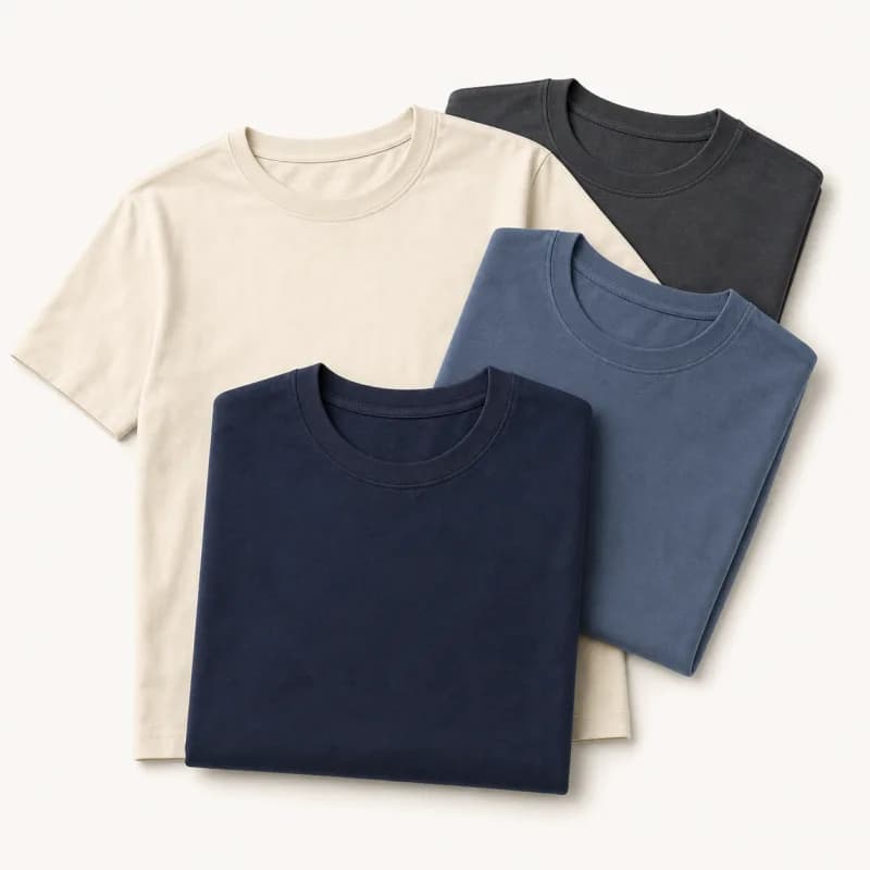 Cotton Round Neck T-Shirt